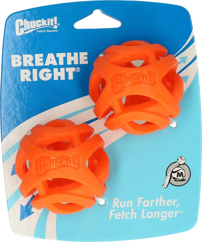 CHUC32141.png Apportierball für Hunde, schwimmend, Ø 6 cm, 2 Stück – Chuckit! Air Fetch Ball – Bild 1