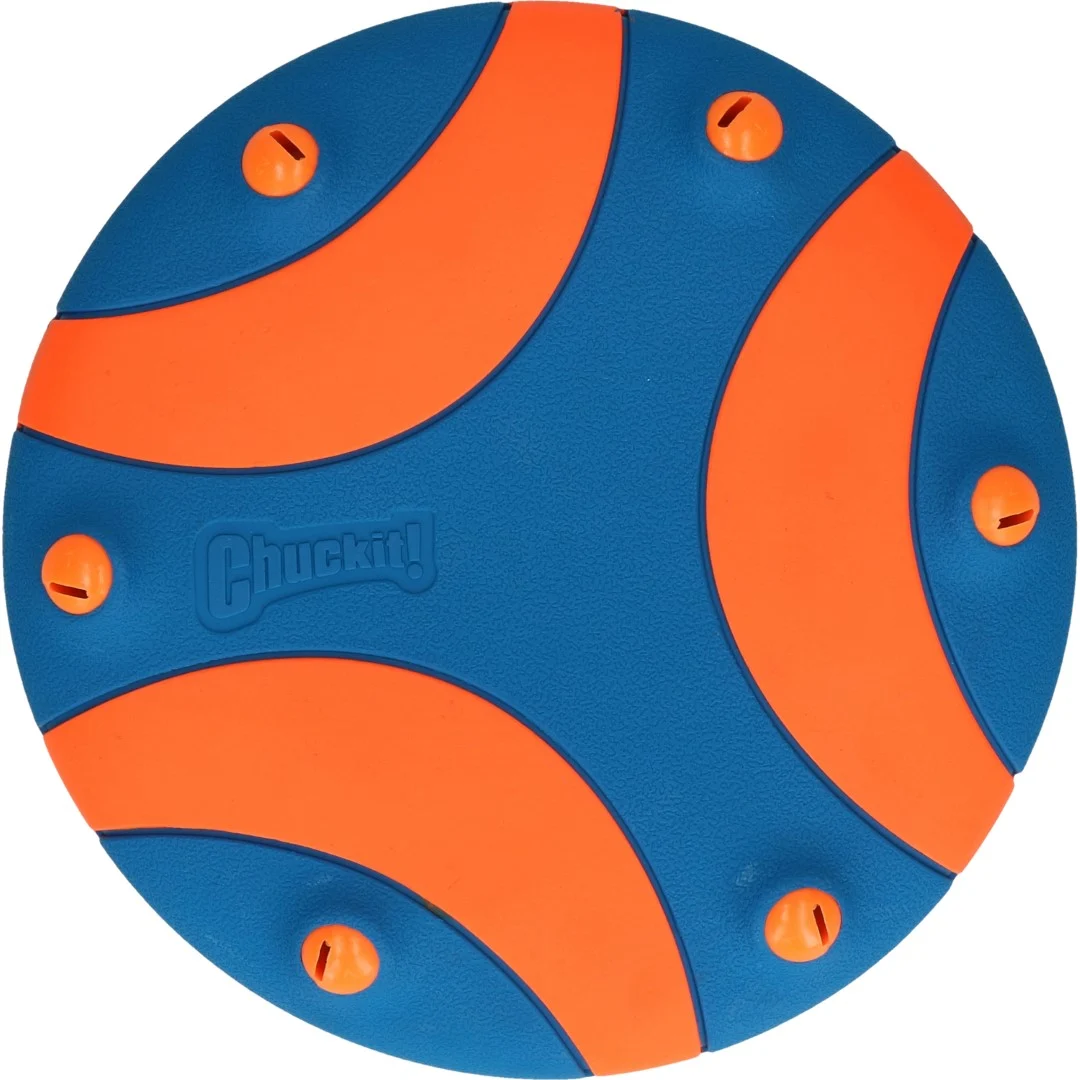 Hundefrisbee aus Gummi mit Pfeifgeräusch, 28 cm – Chuckit! Whistle Flight – Bild 3