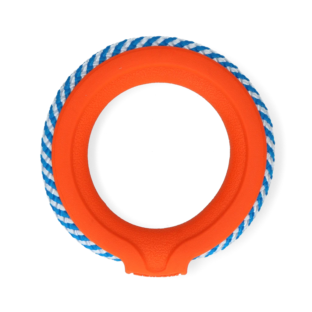 Apportierspielzeug mit Seil, Ø 13 cm – Chuckit! FetchTug – Bild 2