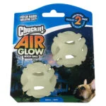 Leuchtender Hundeball S, schwimmfähig, 4,5 cm, 2 Stück – Chuckit! Air Glow Fetch Ball