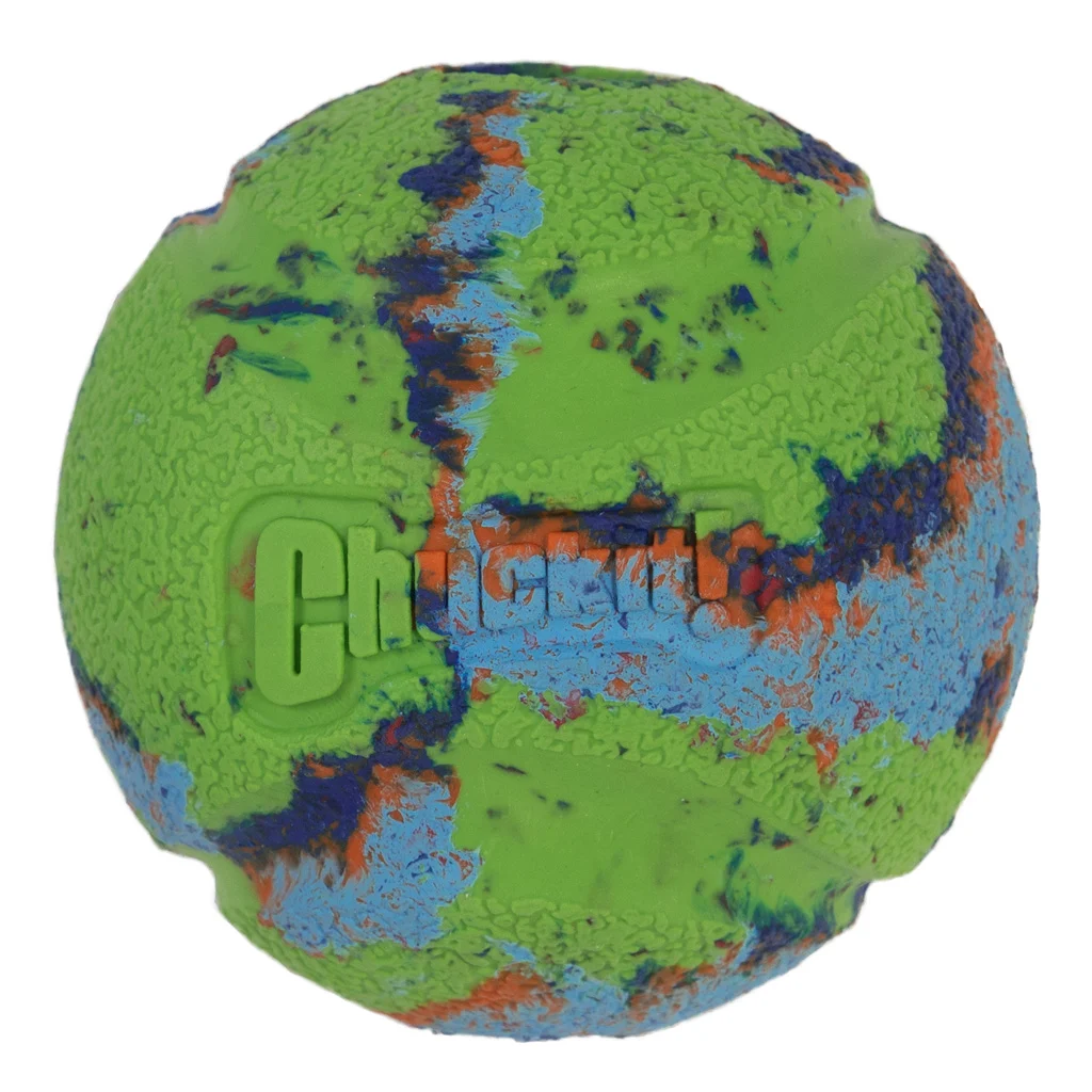 Hundeball aus 40 % recyceltem Gummi, 6,35 cm – Chuckit! Eco Fetch Ball – Bild 2