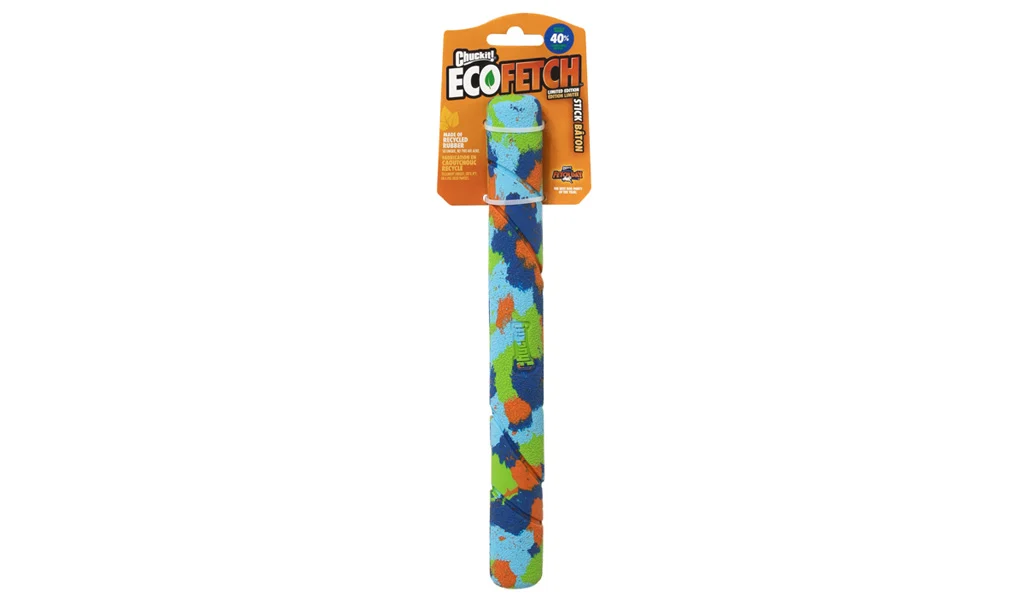Apportierstock aus 40 % recyceltem Gummi, 28 cm – Chuckit! Eco Fetch Stick – Bild 1