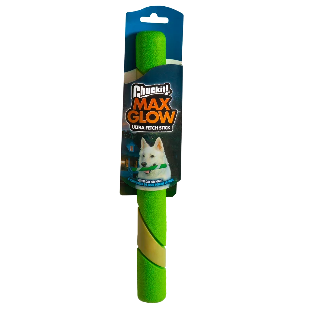 CHUC43143.png Leuchtender Apportierstab, 28 cm – Chuckit! Max Glow Ultra Fetch Stick – Bild 1