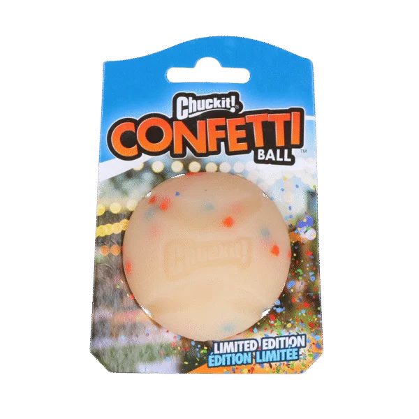 Hundeball aus Gummi, springend, M 6 cm – Chuckit! Confetti Ball