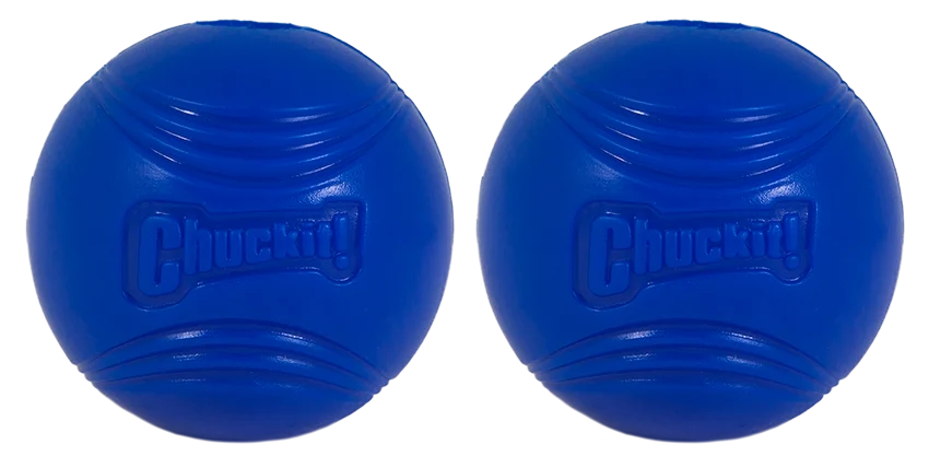 Hundeball mit Knistergeräusch M, ø 6 cm, 2 Stück – Chuckit! Super Crunch Ball – Bild 2