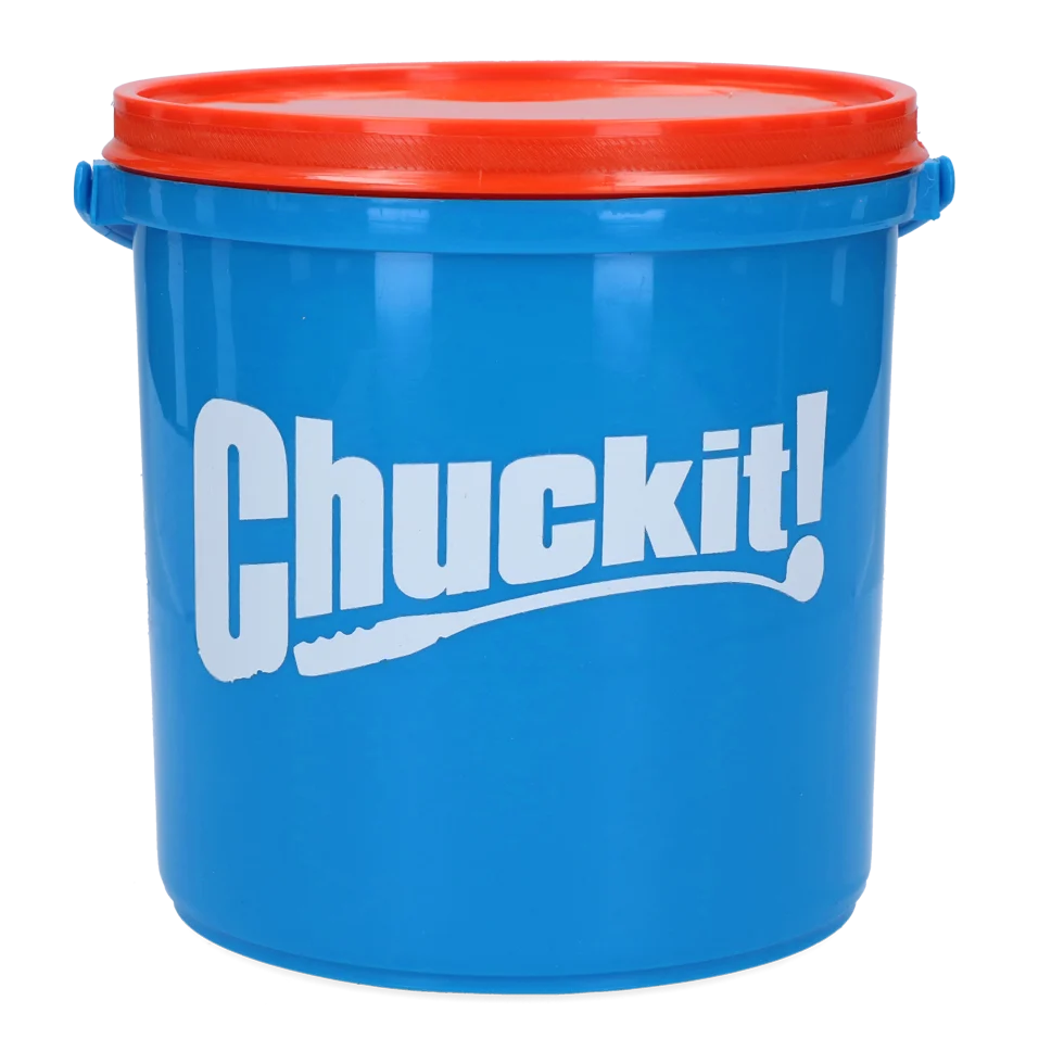 Hundeball Set mit Eimer und Ablauflöchern, 8 Bälle M – Chuckit! Bucket – Bild 3