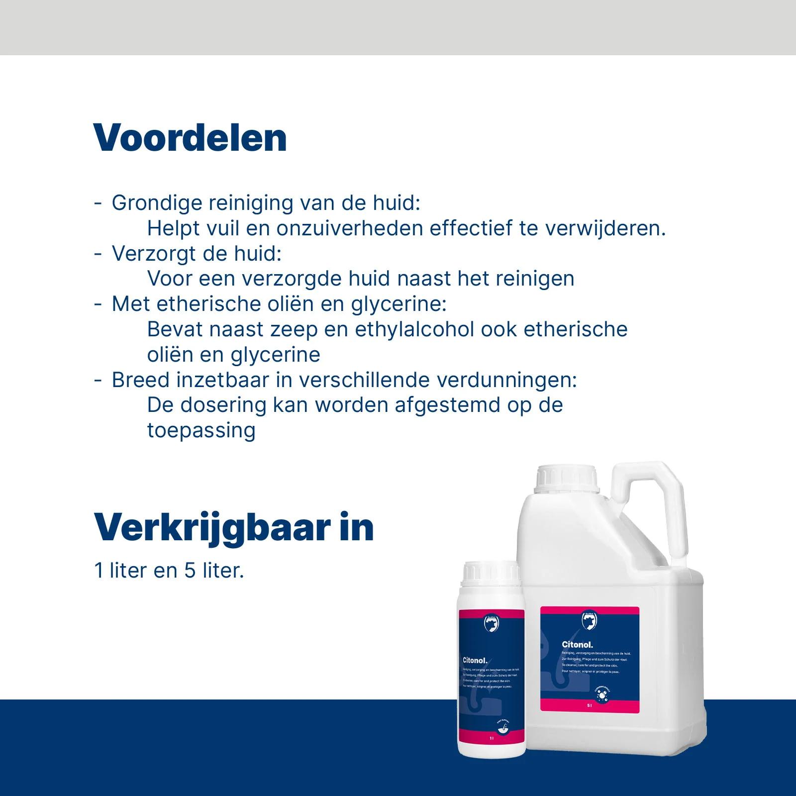 Hautreiniger für Zitzenhaut und Klauen, 1 l – Excellent Citonol – Bild 4