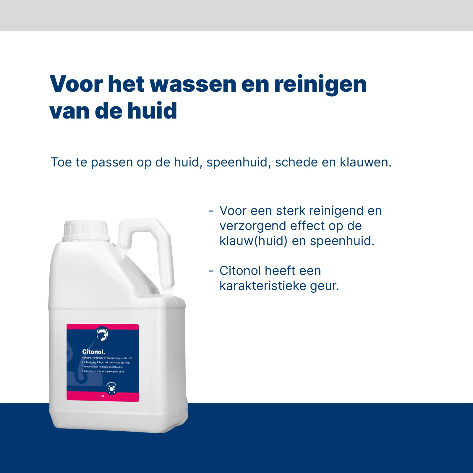 Hautreiniger für Zitzenhaut und Klauen, 5 l – Excellent Citonol – Bild 2