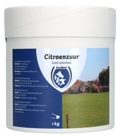 Zitronensäure zur Reinigung, 1 kg – Excellent Zitronensäure