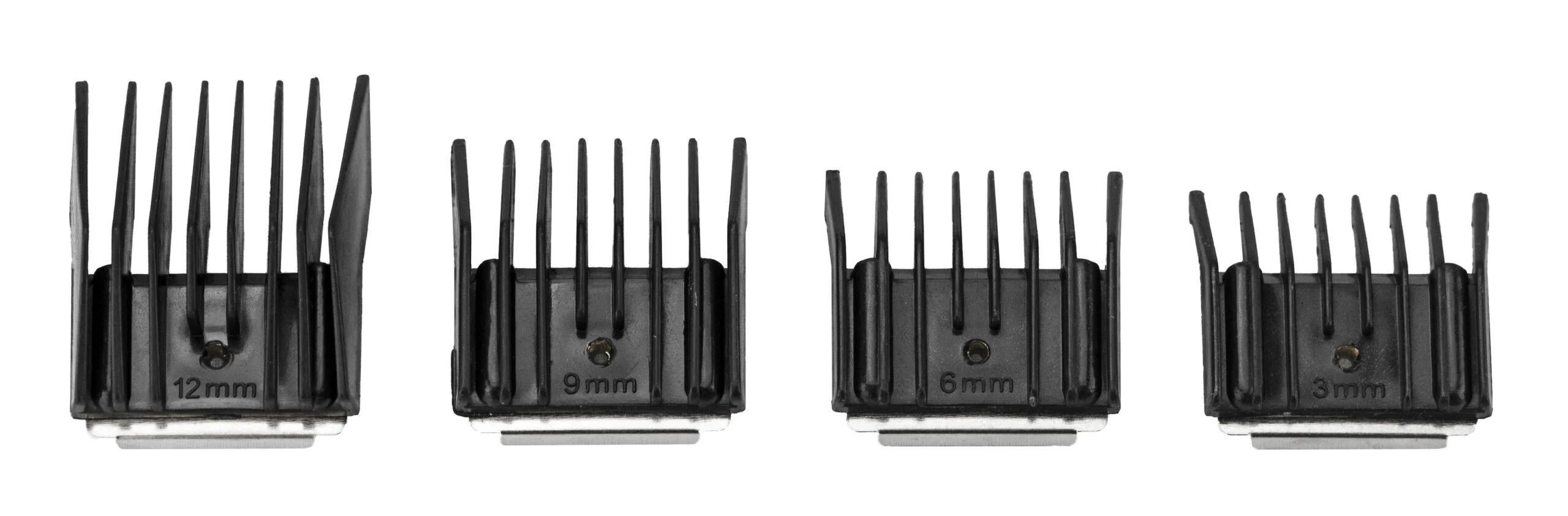 Aufsteckkamm Set für Schermaschinen, 4 Stück, 3 bis 12 mm – Bild 2
