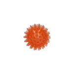 Hundeball mit Noppen und Quietscher, S 5 cm, Orange – Dog Comets Exoplanet – Bild 2