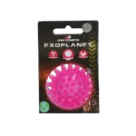 Hundeball mit Noppen und Quietscher, S 5 cm, Rosa – Dog Comets Exoplanet
