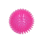 Hundeball mit Stacheln und Quietsche, M 8 cm, Rosa – Dog Comets Exoplanet – Bild 2