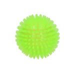 Hundeball mit Noppen und Quietscher, M 8 cm, Grün – Dog Comets Exoplanet – Bild 2