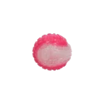 Hundeball mit Leuchtelement und Quietscher S, 5 cm, Rosa – Dog Comets Glow In The Dark Moon Bal – Bild 2