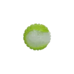 Hundeball mit Leuchtteil und Quietscher S, 5 cm, Grün – Dog Comets Glow In The Dark Moon Ball – Bild 2