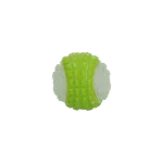 Hundeball mit Leuchtteil und Quietscher S, 5 cm, Grün – Dog Comets Glow In The Dark Moon Ball – Bild 3