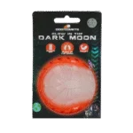 Leuchtender Hundeball mit Quietscher, M 7,5 cm, Orange – Dog Comets Glow In The Dark Moon Ball