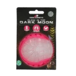 Hundeball mit leuchtendem Teil und Quietscher M, 7,5 cm, Pink – Dog Comets Glow In The Dark Moon Ball