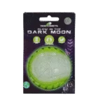Leuchtender Hundeball mit Quietscher, M 7,5 cm, Grün – Dog Comets Glow In The Dark Moon Ball