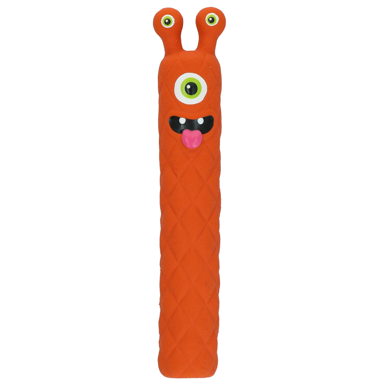 Latex Hundespielzeug mit Quietscher, Orange M – Dog Comets Latex Invaders – Bild 2