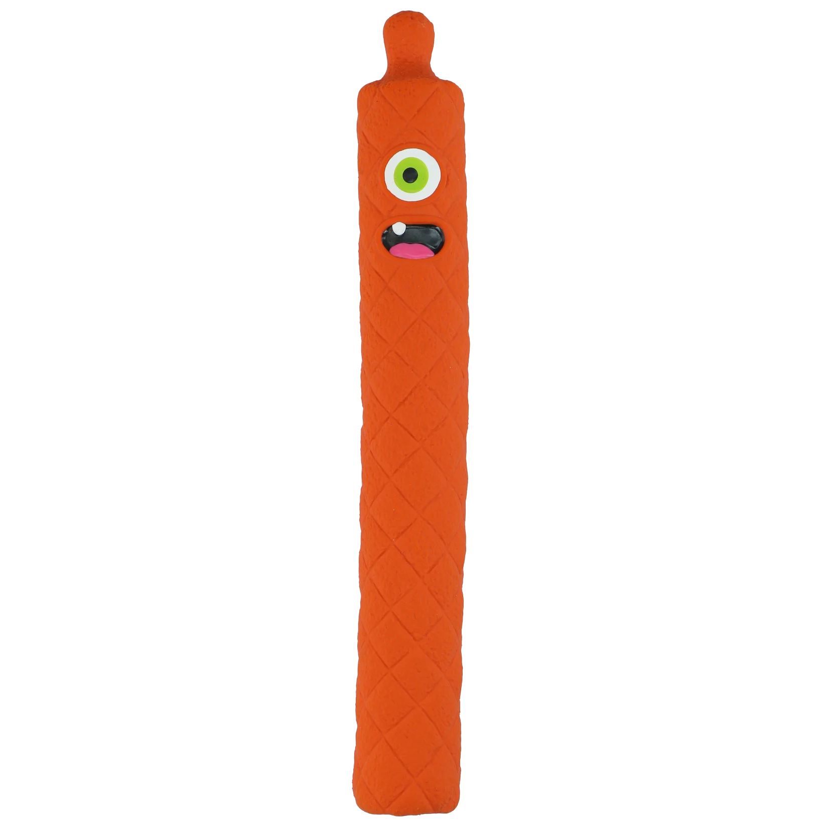 Latex Hundespielzeug mit Quietscher, Orange L – Dog Comets Latex Invaders – Bild 2