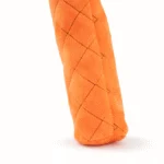 Großes Plüsch Kuscheltier für Hunde mit 3 Quietschern, Orange, 150 cm – Dog Comets Invaders XXL – Bild 5
