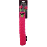Plüsch Wurfspielzeug für Hunde mit Quietscher, Rosa L, 32 cm – Dog Comets Invaders