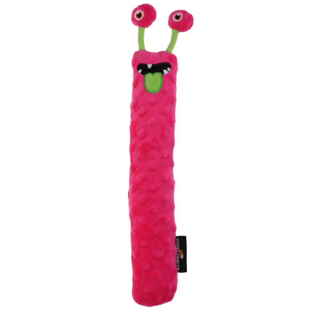 Plüsch Wurfspielzeug für Hunde mit Quietscher, Rosa L, 32 cm – Dog Comets Invaders – Bild 2