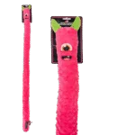Großes Plüschspielzeug für Hunde mit 3 Quietschern, Rosa, 150 cm – Dog Comets Invaders XXL