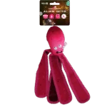 Hundespielzeug mit Quietscher und knisternden Tentakeln, L 37 cm, Rosa – Dog Comets Alien Octo