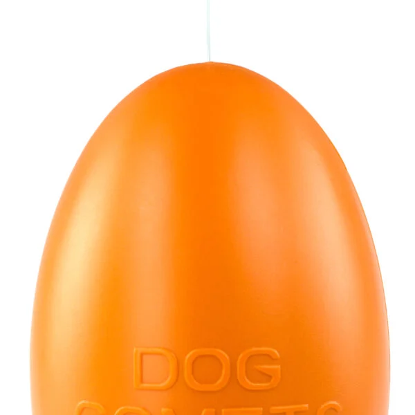 Apportierspielzeug für Hunde, schwimmfähig, 20 cm, Orange – Dog Comets Pan-Stars