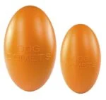 Apportierspielzeug für Hunde, schwimmfähig, 20 cm, Orange – Dog Comets Pan-Stars – Bild 4