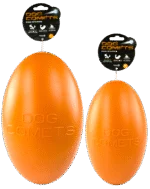 Apportierspielzeug für Hunde, schwimmfähig, 20 cm, Orange – Dog Comets Pan-Stars – Bild 2