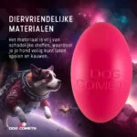 Apportierspielzeug für Hunde, schwimmfähig, 20 cm, Rosa – Dog Comets Pan-Stars – Bild 4