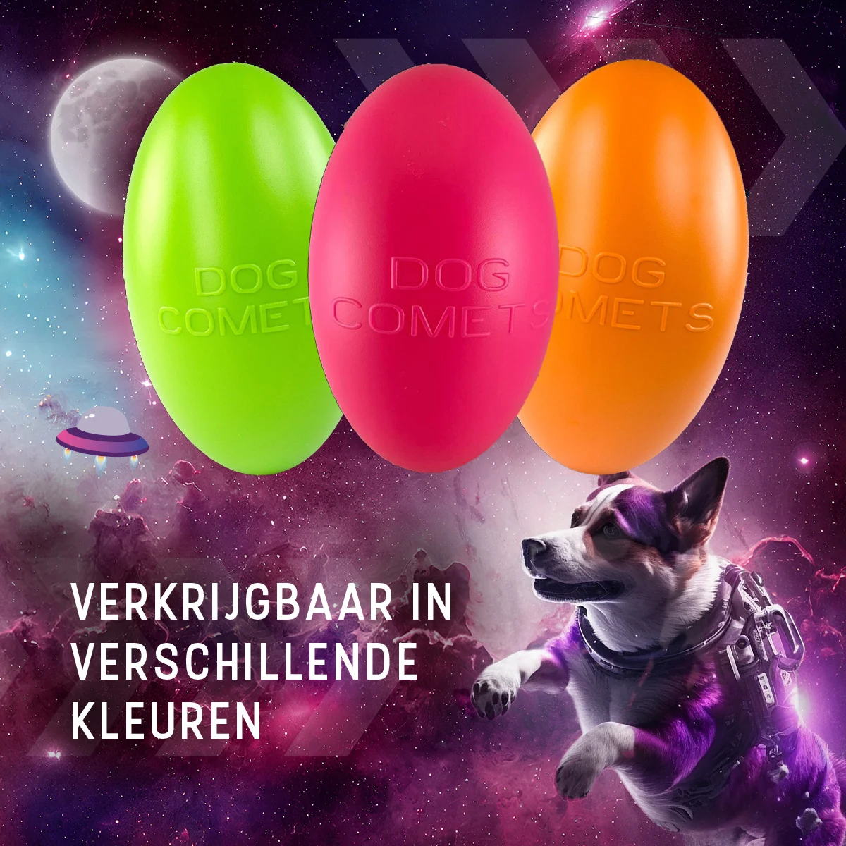 Apportierspielzeug für Hunde, schwimmfähig, 20 cm, Rosa – Dog Comets Pan-Stars – Bild 6