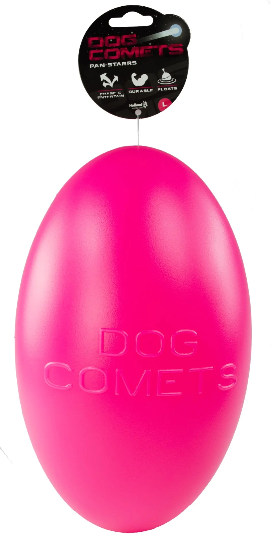 Apportierspielzeug für Hunde, schwimmfähig, 30 cm, Rosa – Dog Comets Pan-Stars – Bild 1
