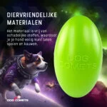 Apportierspielzeug für Hunde, schwimmfähig, 20 cm, Grün – Dog Comets Pan-Stars – Bild 4