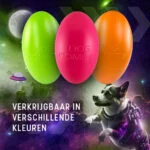 Apportierspielzeug für Hunde, schwimmfähig, 20 cm, Grün – Dog Comets Pan-Stars – Bild 6