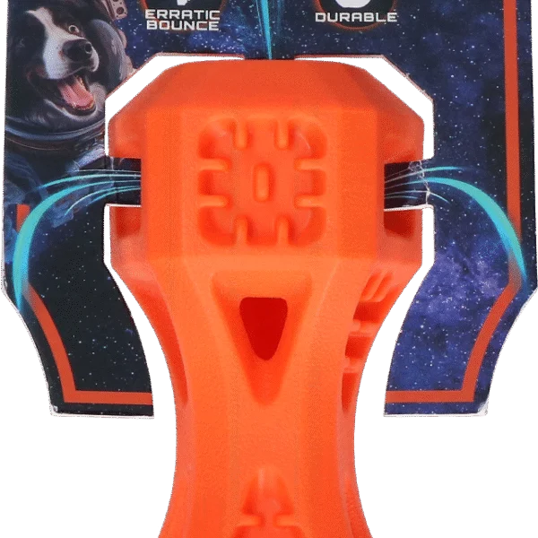Apportierknochen mit Luftöffnungen, Orange S – Dog Comets Airflow Bone