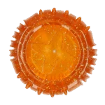 Belohnungsspielzeug aus TPR Gummi, Orange, ø 7 cm – Dog Comets Ceres - Treat Locker – Bild 2