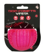 Belohnungsspielzeug aus TPR Gummi, Rosa, ø 7 cm – Dog Comets Ceres - Treat Locker