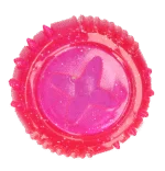 Belohnungsspielzeug aus TPR Gummi, Rosa, ø 7 cm – Dog Comets Ceres - Treat Locker – Bild 3