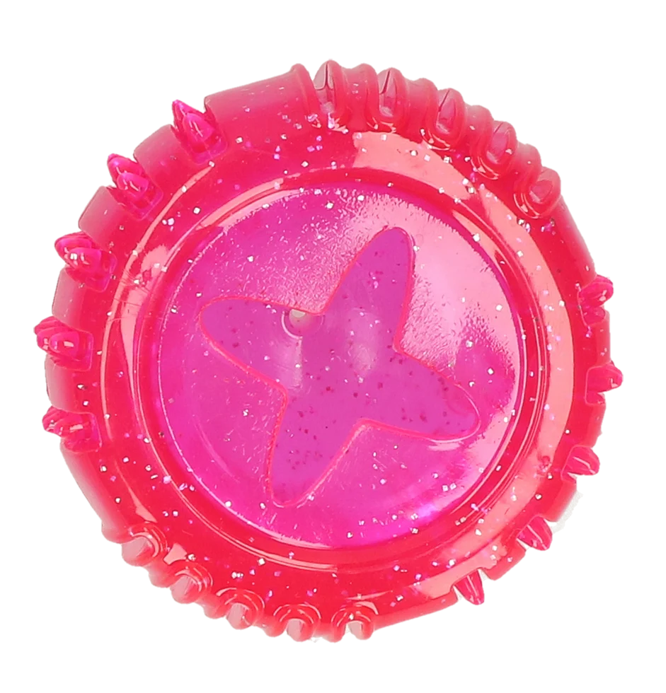 Belohnungsspielzeug aus TPR Gummi, Rosa, ø 7 cm – Dog Comets Ceres - Treat Locker – Bild 3