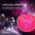 Belohnungsspielzeug aus TPR Gummi, Rosa, ø 7 cm – Dog Comets Ceres - Treat Locker – Bild 6