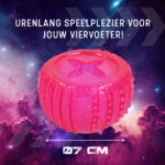 Belohnungsspielzeug aus TPR Gummi, Rosa, ø 7 cm – Dog Comets Ceres - Treat Locker – Bild 5