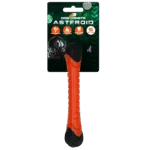 Wurfspielzeug für Hunde mit Quietscher, 24 cm, Orange – Dog Comets Asteroid