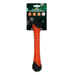 Wurfstick für Hunde mit Quietscher, 31 cm, Orange – Dog Comets Asteroid