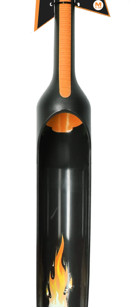 Ballwerfer für Hunde für Bälle bis 6 cm, Orange, 58 cm – Dog Comets Star Launcher