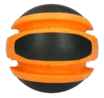 Springender Hundeball Orange, 14 cm – Dog Comets Planets – Bild 3